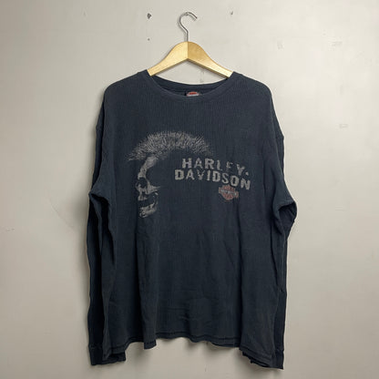 90s Harley Davidson 'Mohawk' Waffle Top