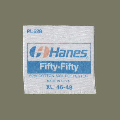 80s Hanes Fifty-Fifty Tags